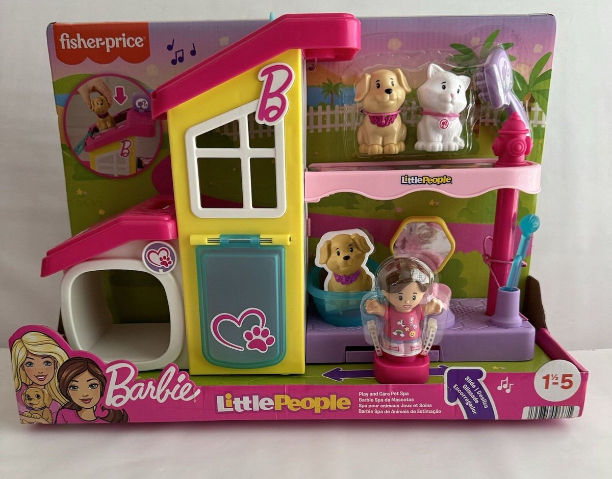 Fisher-Price Little People Barbie Play and Care Pet Spa Playset