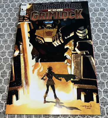 TRANSFORMERS KING GRIMLOCK #1-A/MEGATRON/STARSCREAM/2021 IDW COMICS