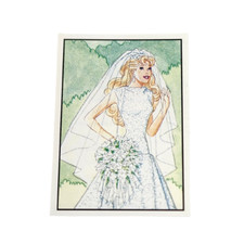 VINTAGE 1989 MATTEL FIGURINE PANINI BARBIE ALBUM STICKER NOS NEW OLD STOCK  159