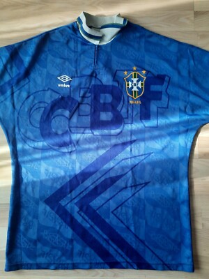 ブラジル代表　91-93　ユニフォーム　UMBRO　アンブロ　away　ブルー ブラジル代表 91-93 ユニフォーム UMBRO アンブロ away ブルー