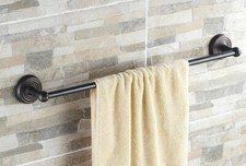 Oil Rubbed Brass Wall Mount Bathroom Single Towel Bar Rail Towel Holder 2ba126