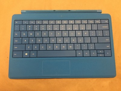 Microsoft Surface Type Cover 2 Cyan Keyboard - (NOT WORKING)