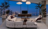 Wohnzimmer Set Ecksofa Tv-Lowboard Sessel Couchtisch Modern Funktional