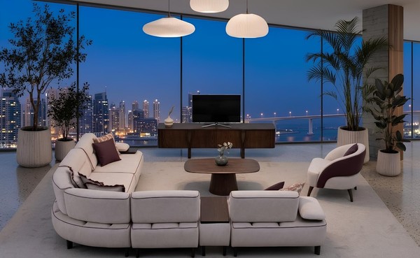 Wohnzimmer Set Ecksofa Tv-Lowboard Sessel Couchtisch Modern Funktional-image