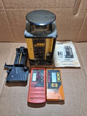 LCI AB2000 Auto Level Adjustable Laser w/ Two Detectors, Rod Mount & Manual