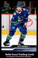 2023-24 Upper Deck Filip Hronek #429 Vancouver Canucks NHL Hockey 