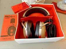 Koss Pro 4AA Vintage Headphones Original Box & Brochures