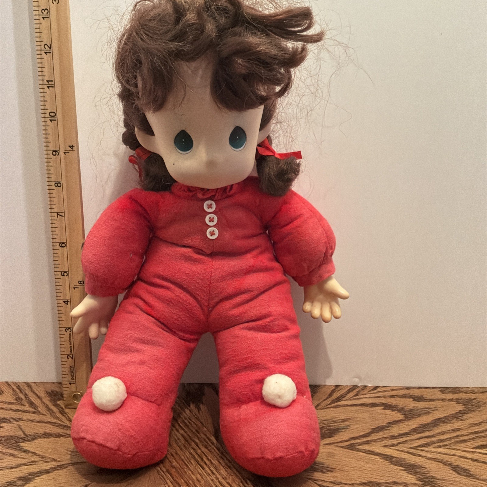 Vintage 1994 Precious Moments Collections 16” Doll Nicole Limited Edition #1056