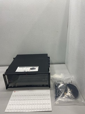 Siemon Fiber Enclosure Rack-Mount 4RU Rack Units Black Housing LVE-4U-MD-P01A