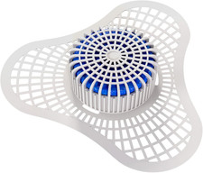 Urinal Screen Deodorizer 12 Pack with Urinal Cakes Ocean Breeze Scent, Anti-Sp