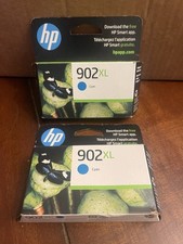 HP 902XL Cyan High Yield Ink Cartridge EXP 02/2025 BRAND NEW Lot Of 2