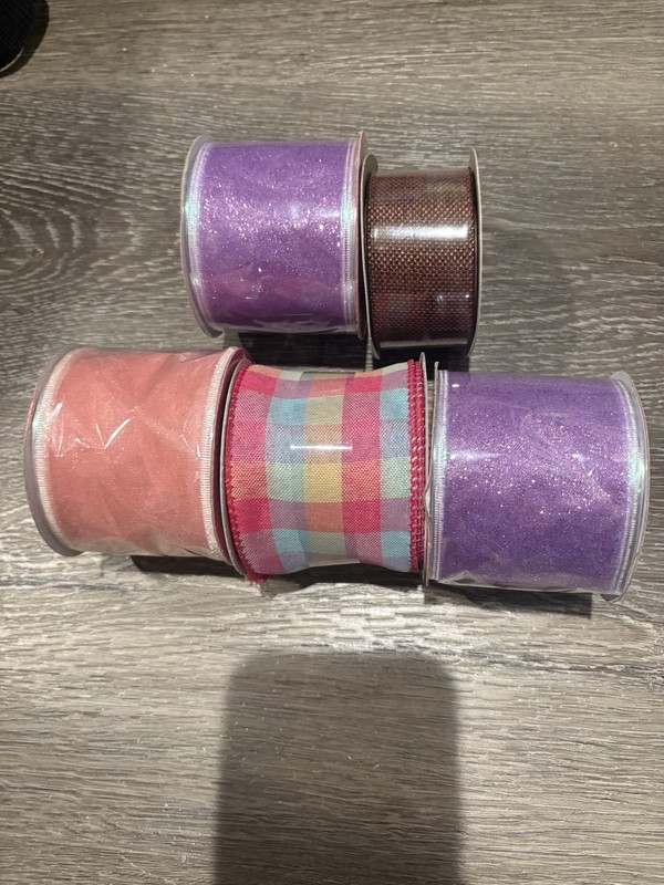 Bundle Variety Of 5 New Decorative Ribbons, Decoration Ribbons New