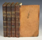 1773 The Works of James Thomson W Bowyer Strahan Leather 4 vols engravings