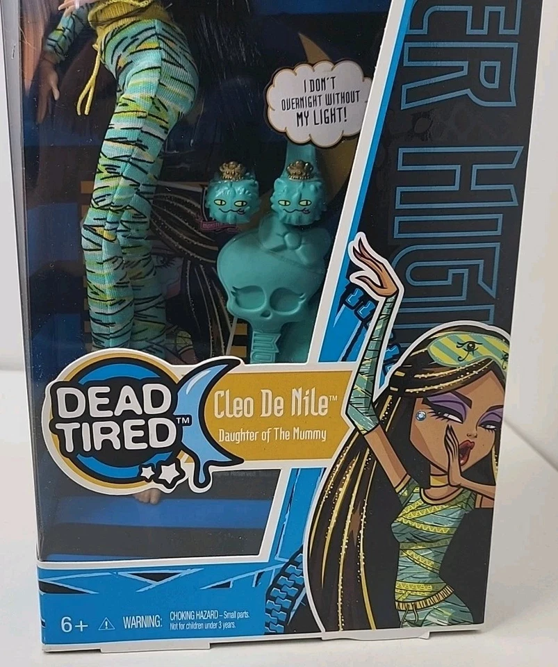 Monster High Dead Tired Cleo De Nile Daughter of the Mummy 2010 NIB - Image 3 of 4