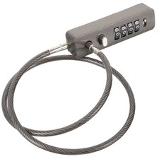 Combination Cable Lock 4-digit Combination Lock for Luggage Bicycles