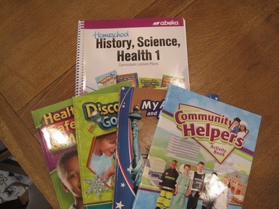 Abeka 1st Grade History, Science, Health, Community Helpers and Lesson Plans