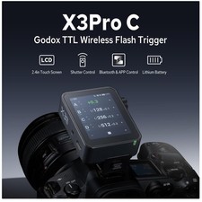 X3 Pro-C Flash Trigger for Canon - Bluetooth  APP Control