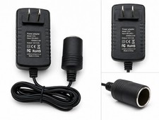 12V 2A AC to DC Car Cigarette Lighter Socket Power Adapter Model 1220 1076