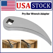 Crowbar Adapter Head Tool Adjustable Angle Head Pry Bar Fits 3/8" Ratchet-Wrench