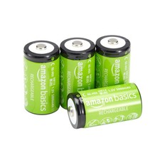 4-Pack, Rechargeable C Cell NiMH Batteries, 5000maAh, Recharge up 15.99 per battery