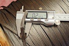 Magnetic slot car track braid 50.00/100'