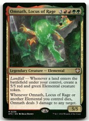 Omnath, Locus of Rage #236 (Mythic) Outlaws of Thunder Junction Commander MTG