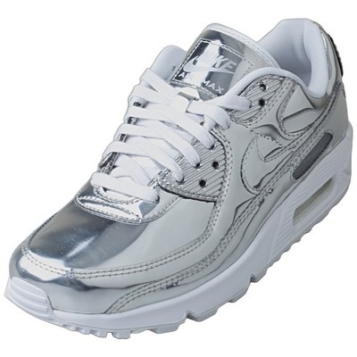 Nike AIR MAX 90 SP Fashion Trainer Damen Silber Weiß - 43 EU