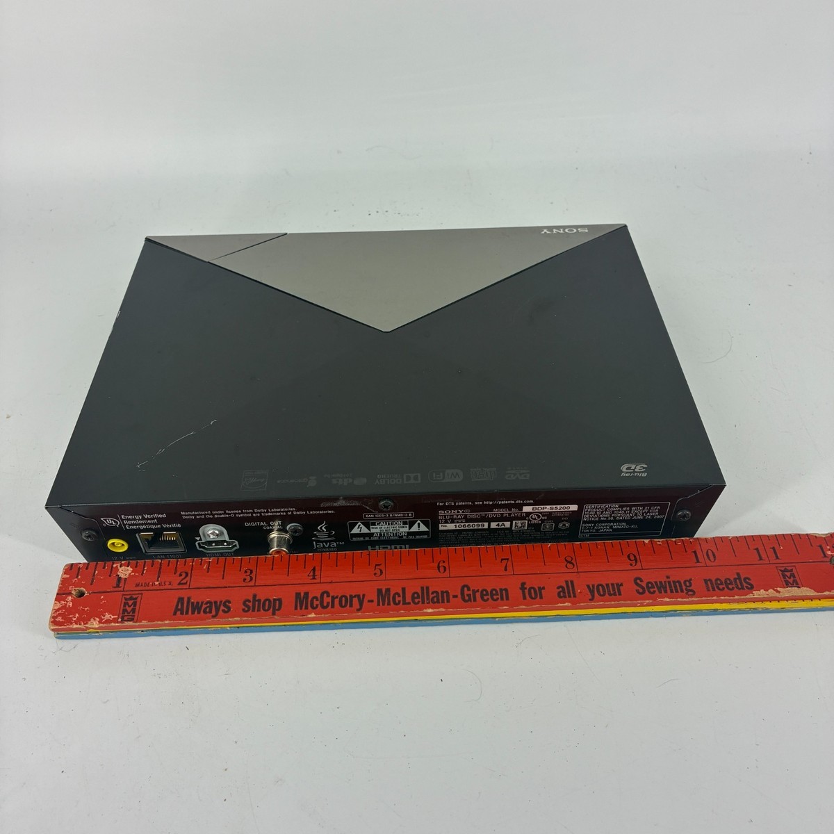 Sony Bdp-s5200 WiFi 3d Blu-ray Player See Notes for sale online | eBay