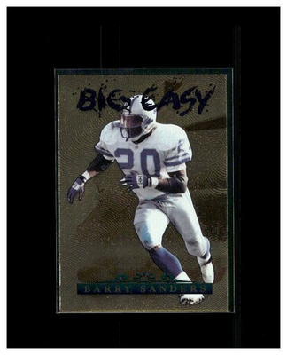 #ad #ad 1996 Collector#x27;s Edge Big Easy Barry Sanders #7 Gold Foil 3100 $6.99