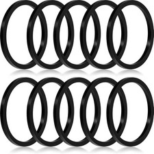 10 Pieces Compatible with Taco 007-007rp Rubber Flange Gasket Seal, Black 