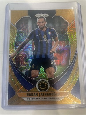 Hakan Calhanoglu 2025 Panini Prizm FIFA Club World Cup Gold Mojo /25 #89