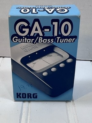 New GA-10 Guitar/Bass Tuner Ga10 Korg LCD Meter Quadra Flat Tuning Air/manual