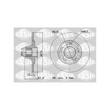 Disque de frein Renault FLUENCE