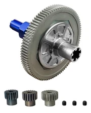 91T Spur Gear Slipper Clutch Set Upgrades Part Compatible with 1/10 Blue 