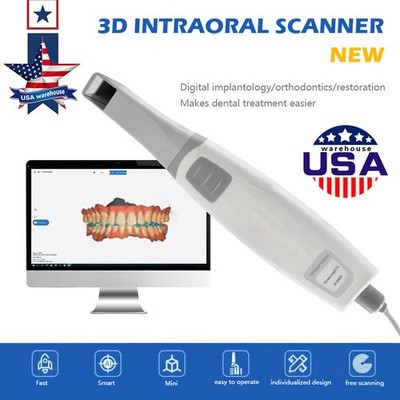 Dental Digital Impression Intra-Oral 3D Scanner with Scanning Real CAD/CAM NEW