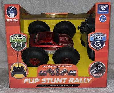 Blue Hat Flip Stunt Rally Trick Truck Toy NEW Remote Control