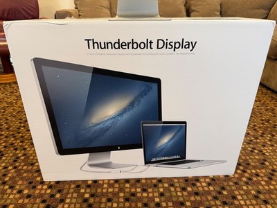 Apple Thunderbolt A1407 27 inch Widescreen LCD Monitor - Silver | eBay