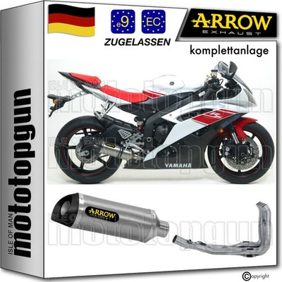 ARROW KOMPLETTANLAGE OP THUNDER ALUMINIUM C YAMAHA YZF 600 R6 2012 12 2013 13