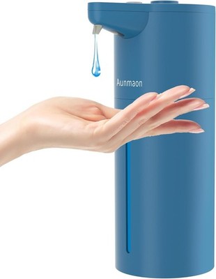 Touchless Automatic Soap Dispenser Adjustable Volume Kitchen Bath Blue