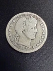 1915 Barber Silver QUARTER Dollar #2317