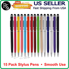 15 Pack Stylus Pens for Touch Screens Stylus Pen Compatible with Phone Tablets