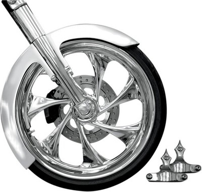 RC Components Vorne FENDER Set für 23in. Rad - Phantom Schnitt - Chrom Adapter