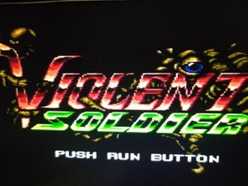 Violent Soldier PC Engine Hu Card Rare Retro Used Game Very Good NTSC-J Japan JP