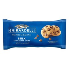 GHIRARDELLI Milk Chocolate Premium Baking Chips, 11.5 oz Bag Premium Sweet Milk