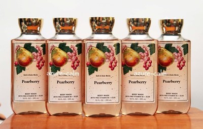 Bath & Body Works PEARBERRY 10ozs Body Wash Shower Gel x 5