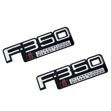  Fits For 83-94 F350 International Car Fender Side Left Right Emblem Set of 2