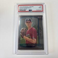 Adam Wainwright 2000 PSA 9 MINT BOWMAN CHROME Rookie Card #93 RC. rookie card picture