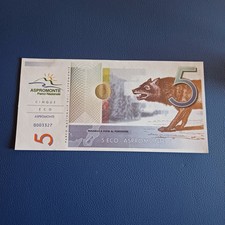 Banconota Rara Repubblica Italiana 5 Eco Aspromonte Spl Fds Lotto B.0 