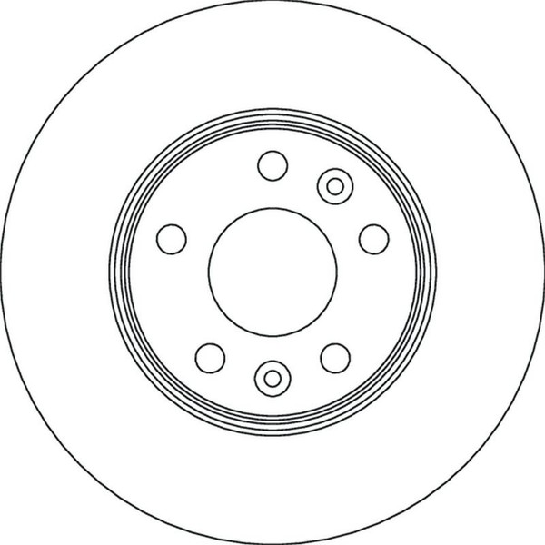 2Er Set Bremsscheiben TRW DF6720S Fiat 40 20 663 52R 40206-00Q1C 44 22 285-image