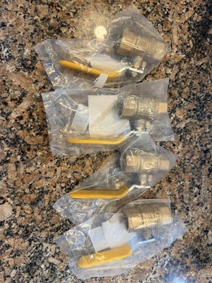EFIELD Brass Ball Valve 3/4  1185 600 WOG FNPT Heavy Duty Full Port FIP x 4 new